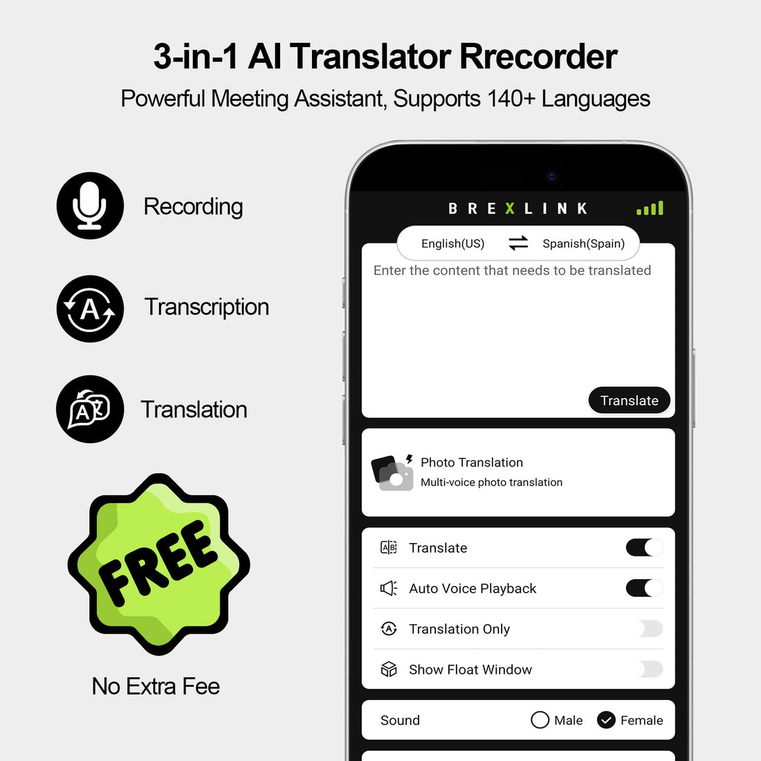 Brexlink App: A Powerful Translation Tool with No Subscription Fees